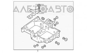 Полуподдон масляный Nissan Altima 19- 2.5