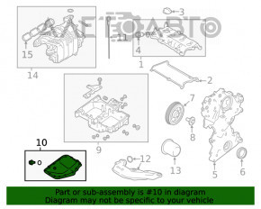 Palet de ulei Nissan Altima 19- 2.5 litri