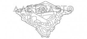 Полуподдон масляный Subaru XV Crosstrek 13-17 под АКПП