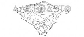 Полуподдон масляный Subaru Outback 15-19 2.5 FB25