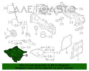 Palet de ulei Subaru Forester 19- SK 2.5 FB25D cu pompă