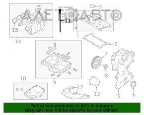 Verificatorul de ulei Nissan Altima 19- 2.5