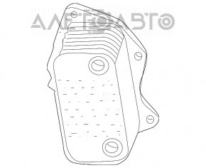 Масляный охладитель двигателя VW Jetta 11-18 USA 2.5 новый неоригинал