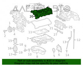 Capac supapă stânga Lexus RX350 16-22 2GR-FKS