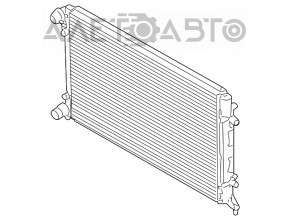 Radiator de răcire apă VW Beetle 12-19 2.5 nou, neoriginal.