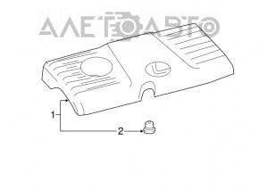 Накладка двигателя Lexus CT200h 11-17
