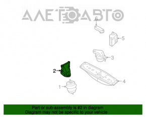 Suport motor dreapta pentru Infiniti G25 G35 G37 4d 06-14 2wd