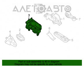 Suport motor stânga Nissan Sentra 13-19 1.8 pe longeron