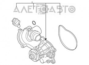 Pompa de apă pentru BMW X5 E70 4.8 N62B48