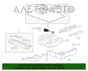 Suport roată de rezervă Chevrolet Trax 15-22