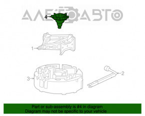 Крепление запасного колеса Chevrolet Impala 14-20