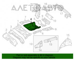 Capac portbagaj Mercedes CLA 14-19 argintiu