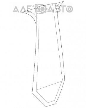 Capac usa fata dreapta Mercedes CLA 14-19, stalp central