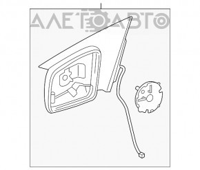 Зеркало боковое левое Mercedes CLA 14-19 автозатемнение