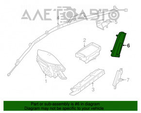 Airbagul pentru scaunul drept al Mercedes CLA 14-19