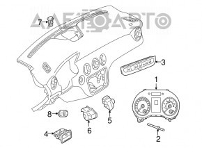 Щиток приборов Mercedes CLA 250 14-16