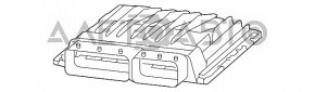 Блок ECU компьютер двигателя BMW X5 E70 07-13 3.0