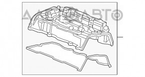 Capac supapă Honda Civic X FC 16-21 K20C2 2.0