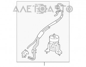 Pernele centrale ale motorului Toyota Highlander 08-10 3.5