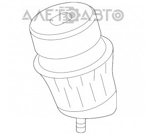 Подушка двигателя левая Lexus IS250 14-20 RWD