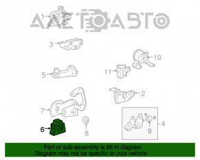 Perna motorului frontal central Toyota Rav4 06-12, nou, original