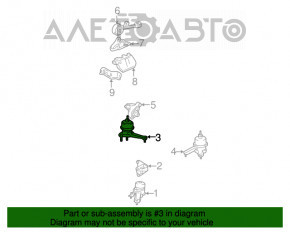 Suport motor dreapta Toyota Camry v40 2.4, hibrid nou original OEM