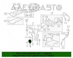 Rolie arbore cotit Chevrolet Malibu 13-15 2.4 hibrid nou original OEM