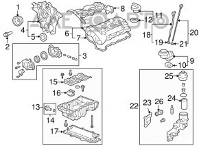 Senzor de ulei Cadillac CTS 14-15 3.6 LFX awd