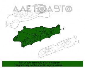 Коллектор выпускной Chevrolet Equinox 10-17 2.4 новый OEM оригинал