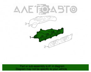 Коллектор выпускной Chevrolet Malibu 13-15 2.4 hybrid