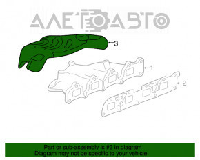 Protecția colectorului pentru Chevrolet Malibu 13-15 2.4 hibrid