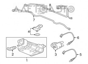 Лямбда-зонд первый Cadillac CTS 14- 2.0T