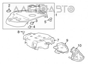 Capacul motorului Chevrolet Camaro 16- 3.6