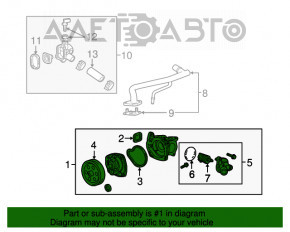 Помпа водяная в сборе с термостатом Chevrolet Camaro 16- 2.0Т
