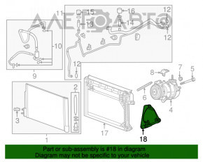 Suport compresor aer condiționat Chevrolet Malibu 16-1.5T