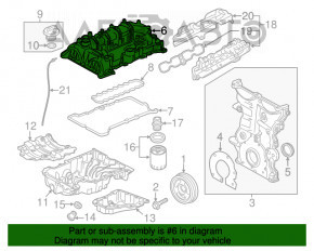 Capac supapă CHEVROLET MALIBU 16- 1.5t