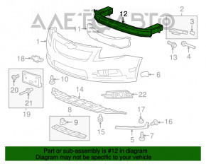 Amplificatorul de bara fata pentru Chevrolet Cruze 11-15