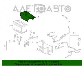 Capacul bateriei Chevrolet Malibu 13-15