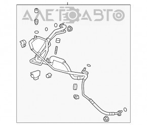 Bobina de aer condiționat a încălzitorului-condensator Chevrolet Cruze 11-15 dublă