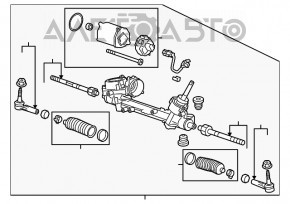 Bară de direcție electrică pentru Chevrolet Cruze 11-15