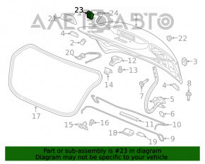 Camera de vizionare spate pentru Chevrolet Cruze 16-