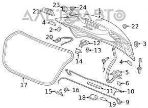 Camera de vizionare spate pentru Chevrolet Cruze 16-