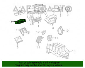 Receptor radio Cadillac CTS 14-