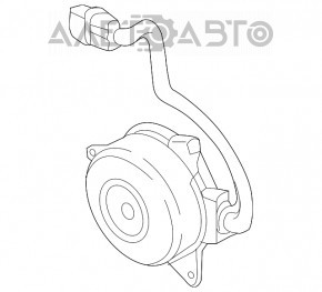 Motorul ventilatorului de răcire stânga Mitsubishi Eclipse Cross 18-