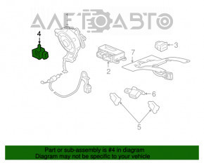 Senzor airbag usa stanga Buick Encore 13-16