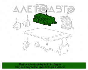 Modulul airbag SRS calculatorul airbag-urilor Buick Encore 13-16