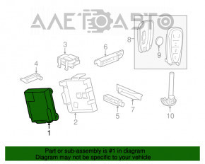 Keyless Entry Control Module Chevrolet Camaro 16-