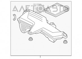 Корпус воздушного фильтра BMW F30 12-16 2.0T N20 новый OEM оригинал