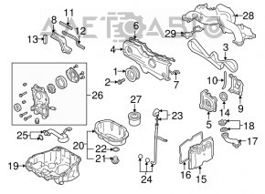 Colector de admisie pentru Subaru Outback 10-14 2.5