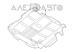 Накладка двигателя Subaru Outback 10-14 3.6